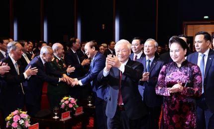 Ceremony in celebration of 90th founding anniversary of Vietnam Fatherland Front