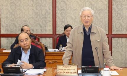 Politburo discusses finalisation of National Party Congress documents
