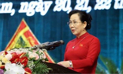 Le Thi Thuy re-elected as Secretary of Ha Nam Provincial Party Committee