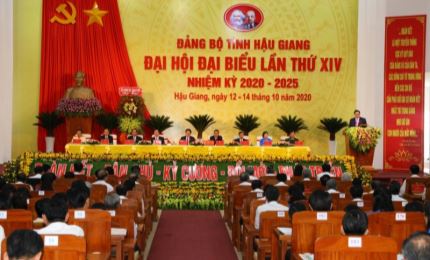 14th Hau Giang Provincial Party Congress ends successfully