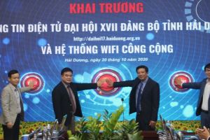 Website of the 17th Hai Duong Provincial Party Congress opens