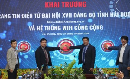 Website of the 17th Hai Duong Provincial Party Congress opens
