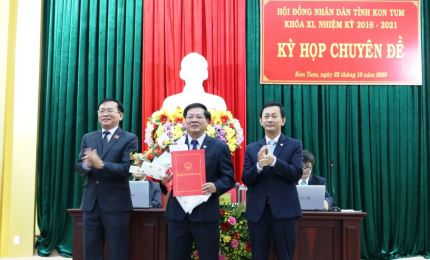 Mr. Le Ngoc Tuan voted Chairman of Kon Tum People’s Committee