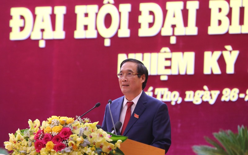 Bui Minh Chau re-elected Secretary of Phu Tho Provincial Party Committee (Source: nhandan.com.vn)