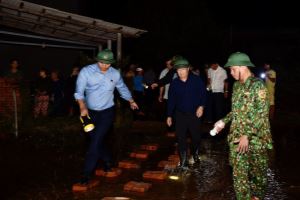 Deputy PM inspects response to Storm Molave