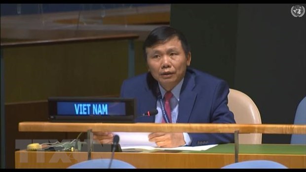Vietnamese Ambassador Dang Dinh Quy, head of the Vietnamese mission to the UN (Photo: VNA)