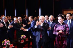 Ceremony in celebration of 90th founding anniversary of Vietnam Fatherland Front