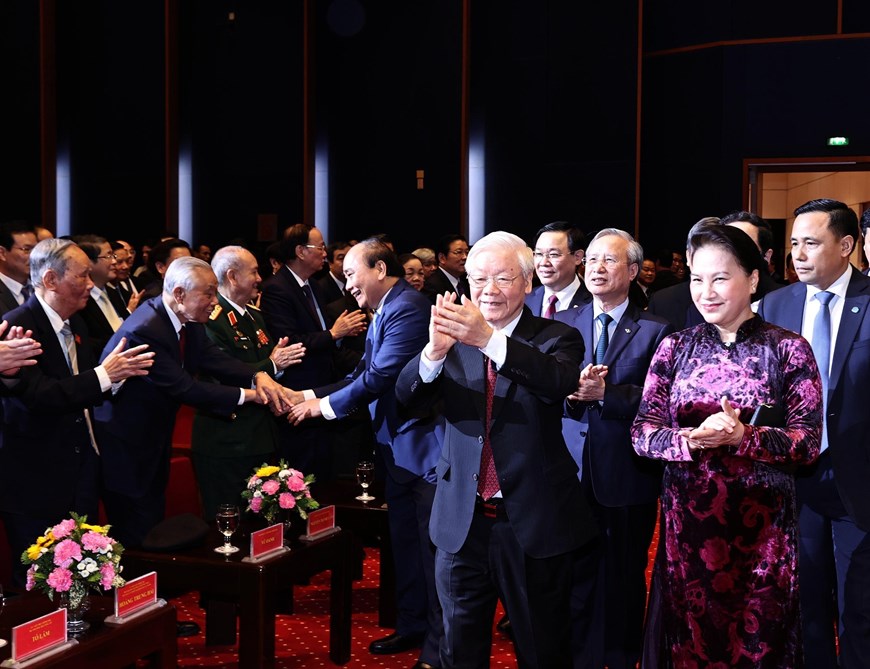 Party General Secretary and President Nguyen Phu Trong attends the ceremony