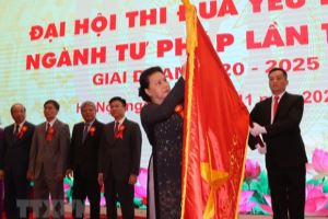 Top legislator attends justice sector’s patriotic emulation congress