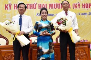 Comrade Lam Minh Thanh takes position as Chairman of Kien Giang Provincial People's Committee