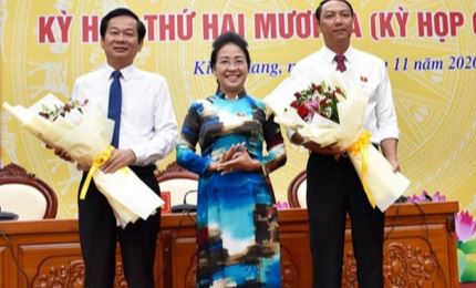 Comrade Lam Minh Thanh takes position as Chairman of Kien Giang Provincial People's Committee