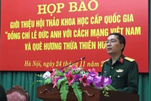 Seminar on Le Duc Anh and Vietnamese revolution and his hometown