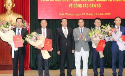 Hai Phong appoints many members of Party Committee