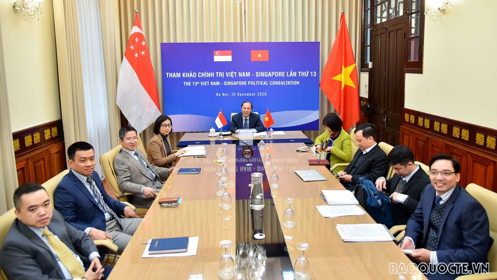 Vietnamese delegation at the (Source: baoquocte.vn)