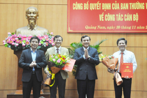Quang Nam province announces decisions on personnel
