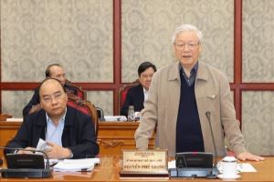 Politburo discusses finalisation of National Party Congress documents