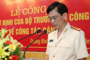 Colonel Phan Dang Tinh appointed as Deputy Director of Quang Binh provincial Police