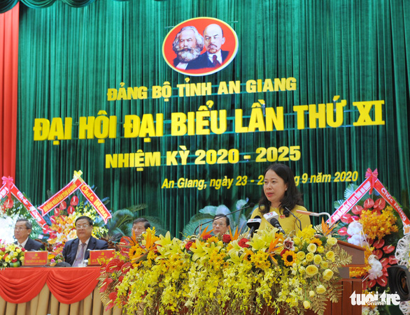 Vo Thi Anh Xuan elected Secretary of An Giang Provincial Party Committee