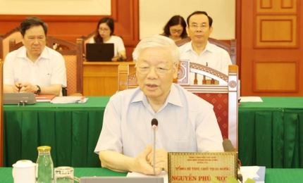 Party leader approves HCM City’s preparations for 11th municipal Party Congress