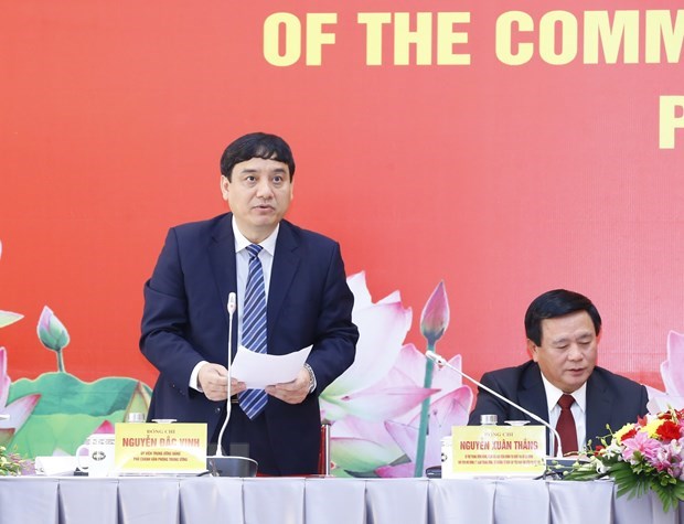 Deputy Chief of the Office of the Party Central Committee Nguyen Dac Vinh (Photo: VNA)