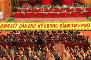 Lao Party conveys congratulation message to 13th National Party Congress