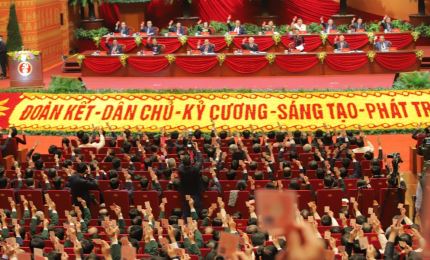 Lao Party conveys congratulation message to 13th National Party Congress