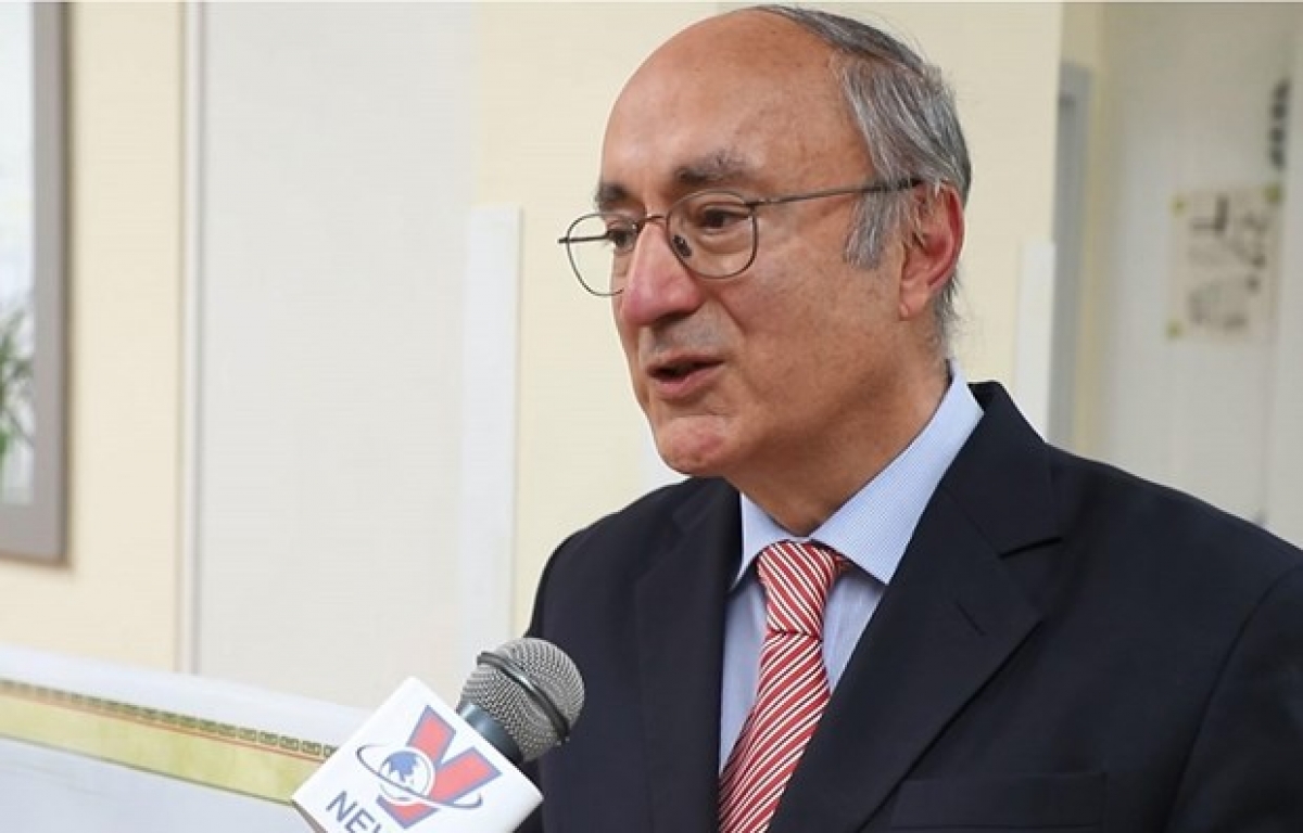 President of the World University Service (WUS) Kambiz Ghawami (Photo: VNA)