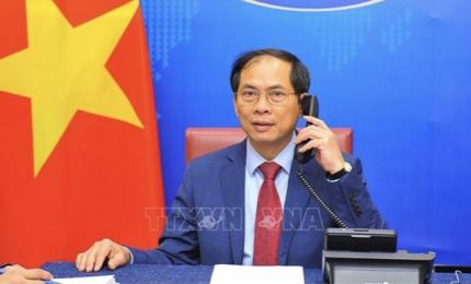 Vietnamese, Singaporean Foreign Ministers hold phone talks