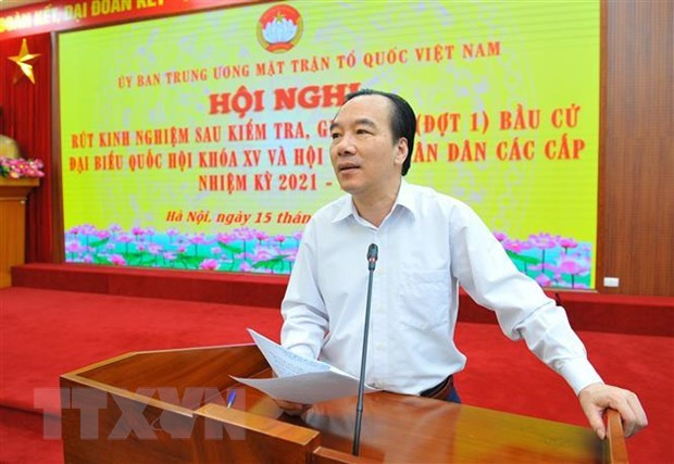 Vice President of the Vietnam Fatherland Front (VFF) Central Committee Ngo Sach Thuc (Photo: VNA)