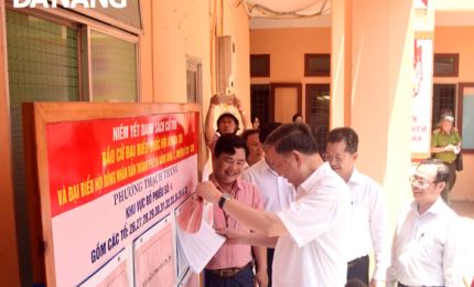 Party official inspects election preparations in Da Nang City