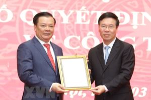 Politburo member Dinh Tien Dung assigned as Secretary of Hanoi Party Committee