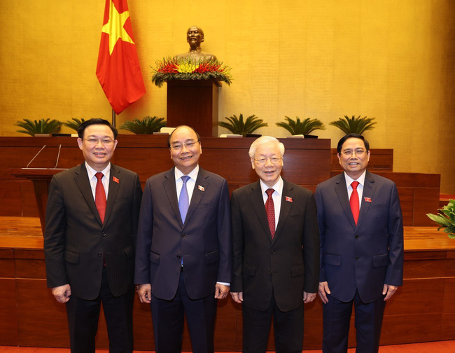 Party and State leaders of Vietnam (Photo: VTV)