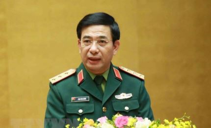 Vietnamese Defence Minister hold online talks with  his Lao counterpart