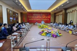 Front delegations work with election committees in Ninh Binh, Quang Tri